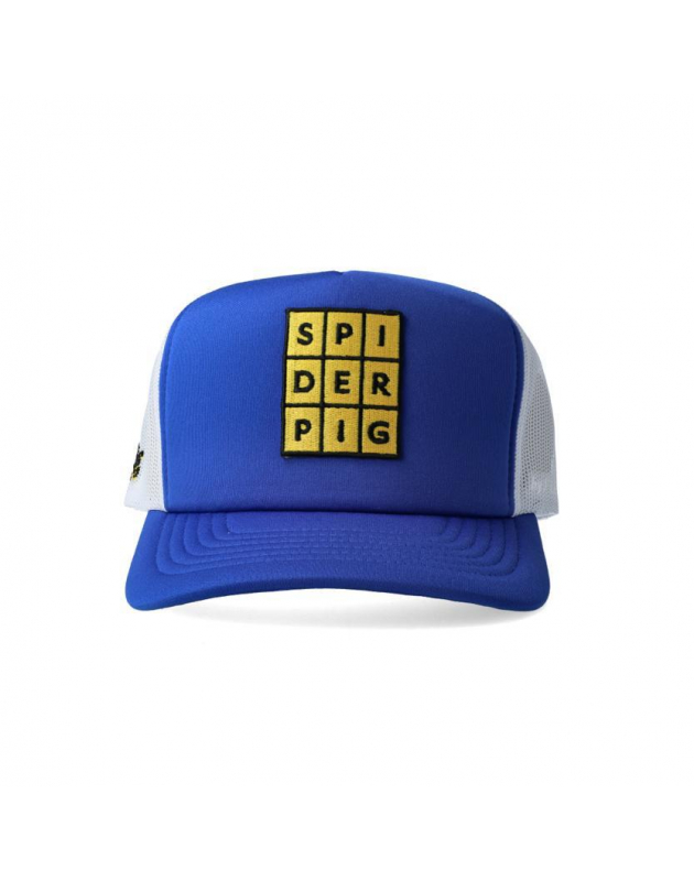 Spider Pig Blue Bumble Bee Snapback Cap Spider Pig Blue Bumble Bee Snapback Cap
