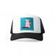 Spider Pig Blue Naked Pig Snapback Cap Spider Pig Blue Naked Pig Snapback Cap