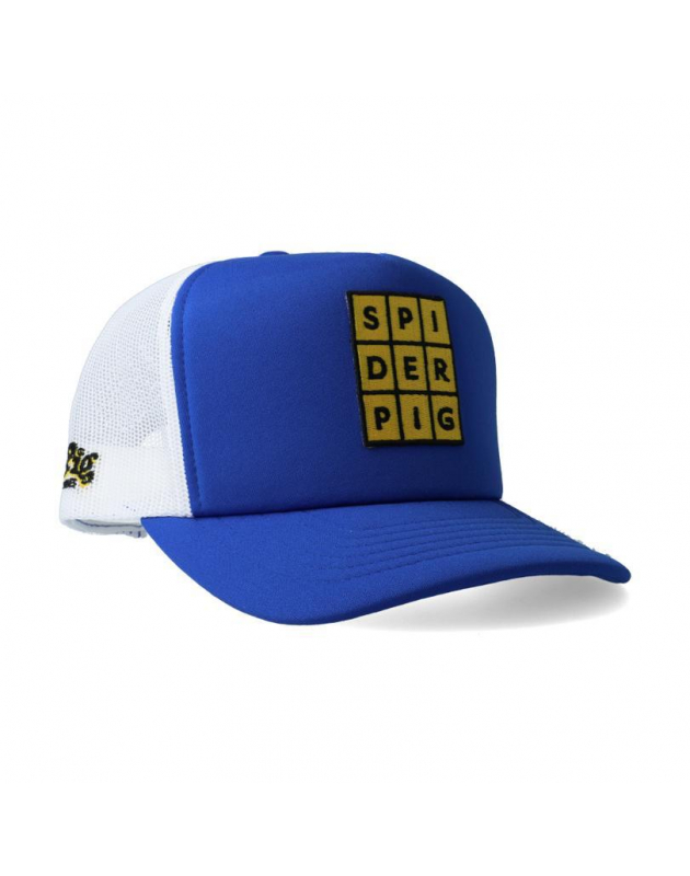 Spider Pig Blue Bumble Bee Snapback Cap Spider Pig Blue Bumble Bee Snapback Cap