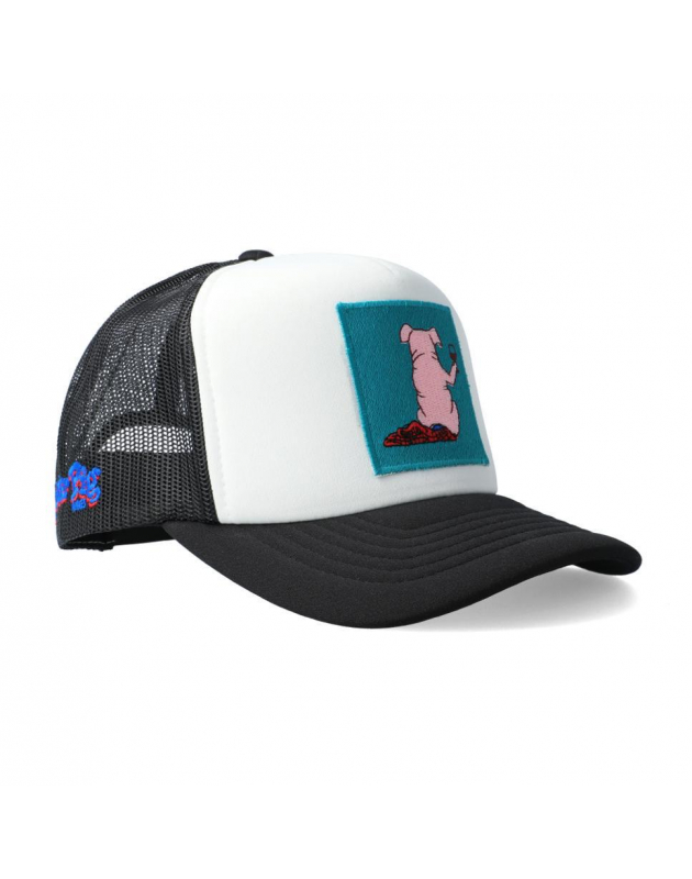 Spider Pig Blue Naked Pig Snapback Cap Spider Pig Blue Naked Pig Snapback Cap