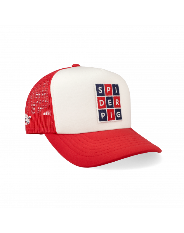 Spider Pig Blue Red Beard Snapback Cap Spider Pig Blue Red Beard Snapback Cap